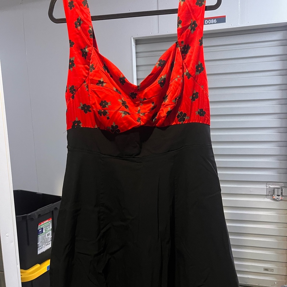 Torrid Red and Black Dress
